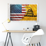 AMERICAN FREEDOM FIGHTER - Wall Flag